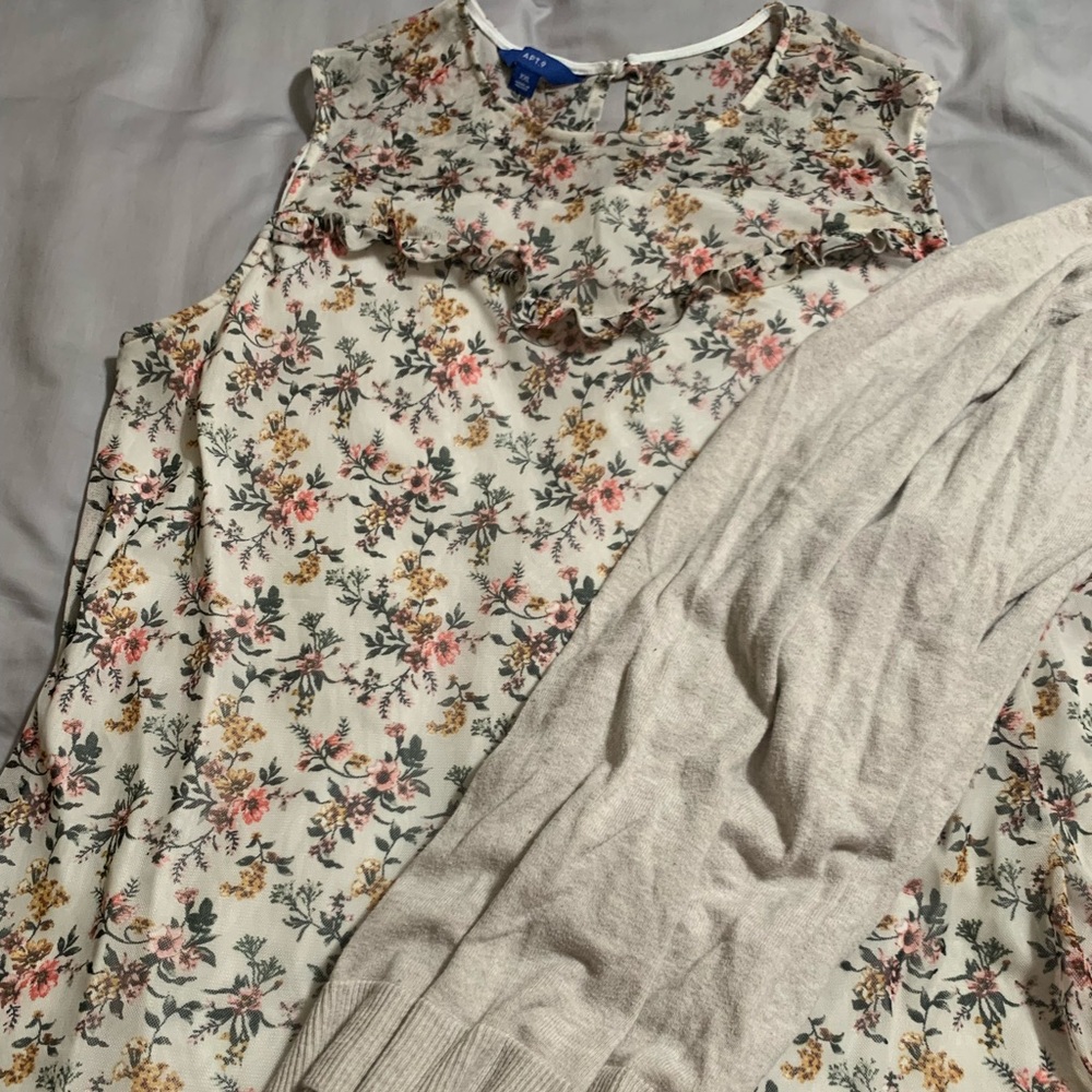 Apt 9 flowy sleeveless top